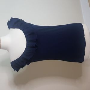 Lauren Ralph Lauren double ruffled sleeveless tank top